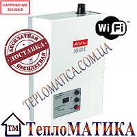 Электрический котел AVL JOULE AJ 9 W (9 кВт 220/380) с wifi-модулем