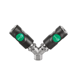 Розгалужувач для швидкознімань Prevost Paralell Female Thread Twin Coupler G 1/2