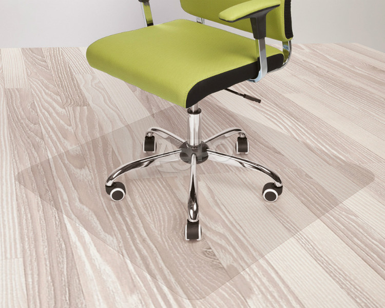 Захисний підлоговий килимок під крісло Оскар Ультра 0,75 мм 1250*2000 мм прозорий, фото 1