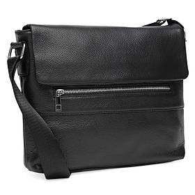 Чоловіча шкіряна сумка Borsa Leather K13530-black