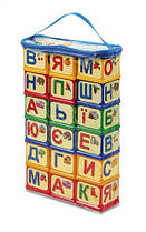 Кубики для малюків розвивальні навчальні «Азбука» українською мовою