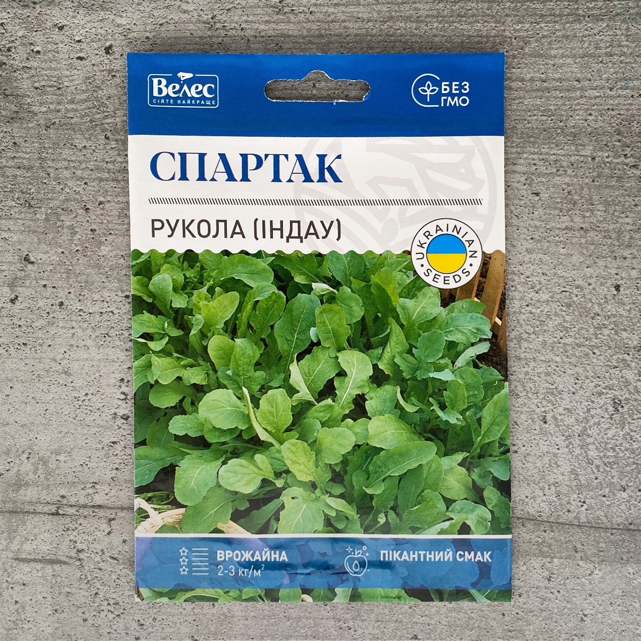 Рукола Індау Спартак 5 г насіння пакетоване Велес, фото 1