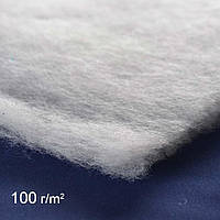 Синтепон швейный улучшенный пл.100 белый, продается рулоном 50м, цена за 1м, ш.150 (22638.070)
