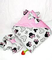 Плюшевий Конверт плед 2 в 1 на виписку