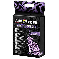 Наполнитель туалетов для кошек AnimAll Tofu Lavender с ароматом лаванды 2,6 кг (6 л)