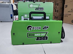Зварювальний напівавтомат інверторний Edon ECO MIG-257 без газовий компактний Потужність 257 А єврорукав, фото 3