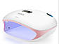 Лампа для манікюру LED+UV Sun 4S Pink, нового покоління із кварцовими діодами, 48 вт (оригінал), фото 4