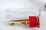 Пляшка для напоїв Water Bottle з колбою під фрукти, фото 4