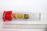 Пляшка для напоїв Water Bottle з колбою під фрукти, фото 5