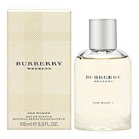 Брендовые популярные женские духи Burberry Weekend for Women 100 мл, нежный цветочно-фруктовый аромат