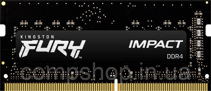 Пам'ять SoDDR4  8GB  2666MHz PC3-21300  KingSton FURY Impact (KF426S15IB/8) (код 126208), фото 1
