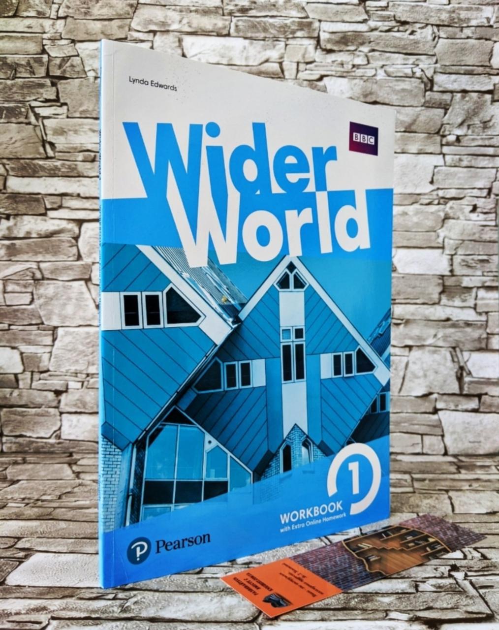 Книга "Wider World 1 WorkBook with Extra Online Homework" Pearson Англійська для підлітків