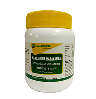Нарасимха расаяна 400г Нагарджуна, NARASIMHA RASAYANA Nagarjuna, предотвращает старение, поддерживает иммунитет, Аюрведа Здесь