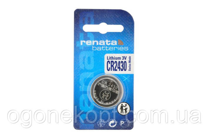 Батарейка Renata CR2430 3V, фото 1