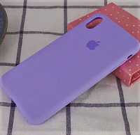 Чехол для iPhone Х/XS Silicone Case закрытый низ