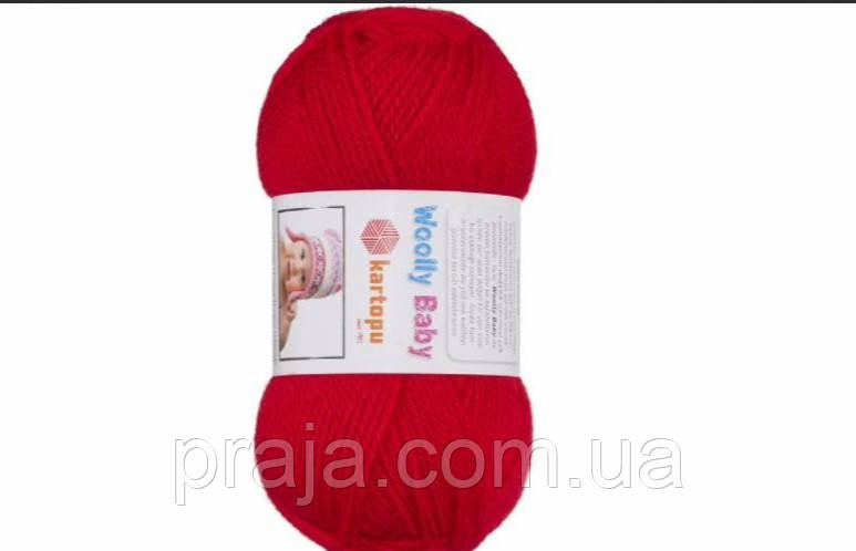 Kartopu Woolly Baby - 150 червоний