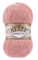 Пряжа Angora gold-144 рожева пудра