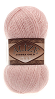 Пряжа Angora gold simli-161 пудра