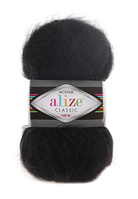 Пряжа Mohair classic New-60 чорний