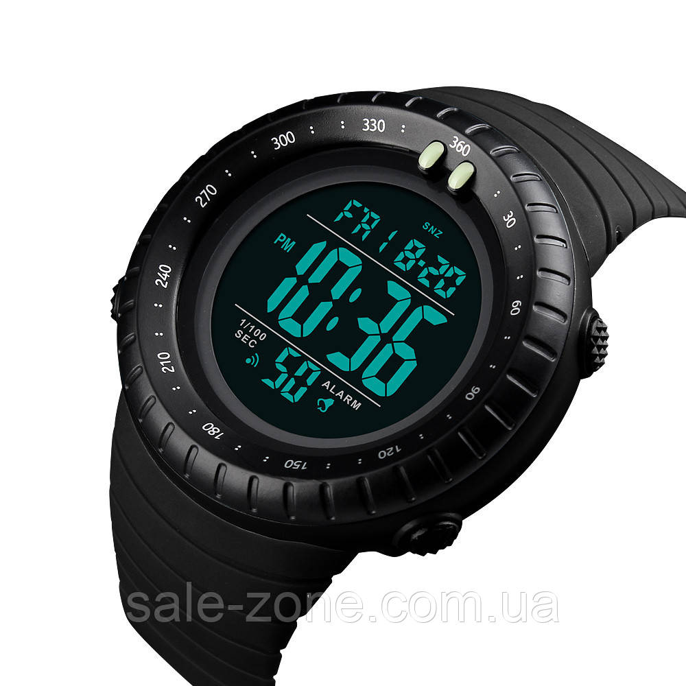 Мужские наручные спортивные часы Skmei 1420 Черный - фото 3 - id-p1591841700