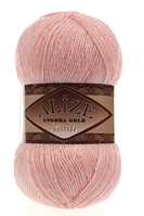 Пряжа Angora gold simli-363 рожевий