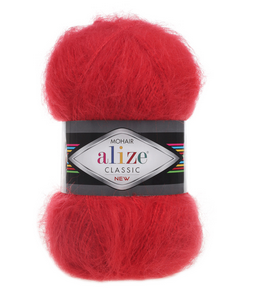 Пряжа Mohair classic New-56 червоний, фото 1