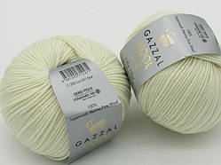 Пряжа Wool 175 Gazzal-300 молочний