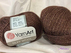 Пряжа Silky wool-336