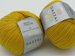 Пряжа Wool 175 Gazzal-312 охра