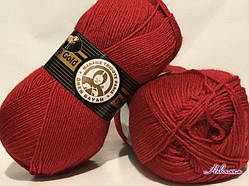 Пряжа Merino gold-033 червоний