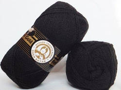 Пряжа Merino gold-999 чорний