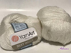 Пряжа Silky wool-347