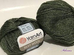 Пряжа Silky wool-346