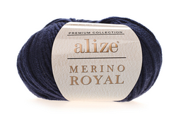 Пряжа Merino Royal-58 темно-синій