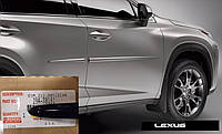 Lexus NX NX200T NX300H передние задние молдинги на двери цвет Obsidian Black (212) новые оригинальные