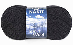 Пряжа Sport Wool-217 чорний