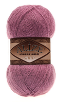 Пряжа Angora gold simli-28 троянда