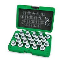 Набір головок для секреток VW 20 од. TOPTUL JGAI2001 ORG