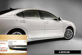 Lexus ES350 ES300H 2012-2019 Молдинги на двері передні задні колір Nebula Gray Нові Оригінал