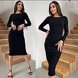 Жіноча сукня в рубчик, фото 3