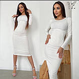 Жіноча сукня в рубчик, фото 2