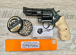 Револьвер флобера ZBROIA PROFI 3" Чорний бук, повний набір