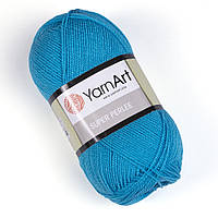 YarnArt SUPER PERLEE (Супер Перле) № 45 бірюза (Пряжа акрилова нитки для в'язання)
