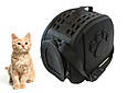Переноска сумка транспортер для собак/шок L чорний AG644I, фото 2