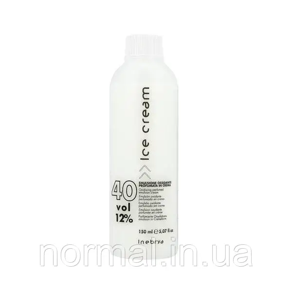 Окислювальна емульсія 12% INEBRYA Oxidizing perfumed emulsion cream 12% 40 vol парфумована 150 мл