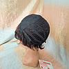 Перука коротка з канекалону чорний тюльпан TINA-85 ELEGANT, фото 8