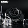 Наручний годинник Skmei 1193 з підсвічуванням Чорний, фото 3