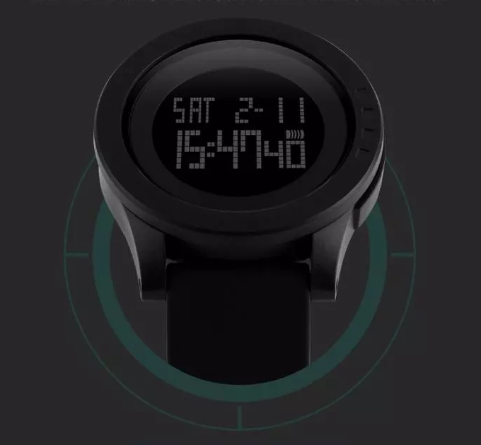 Наручные часы Skmei 1193 с подсветкой Черный - фото 6 - id-p1591930531