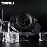 Наручний спортивний водонепроникний годинник Skmei 1193 Чорний, фото 6