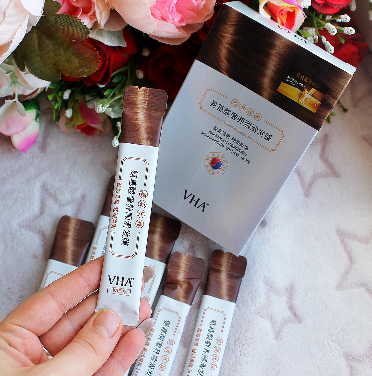 Шовковиста маска для волосся VHA Amino Acid Hair Mask 8 g
